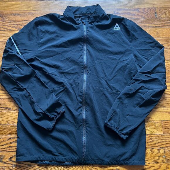 Reebok Other - Reebok Speedwick Lightweight Full Zip Jacket Black Men's Size M Running Training